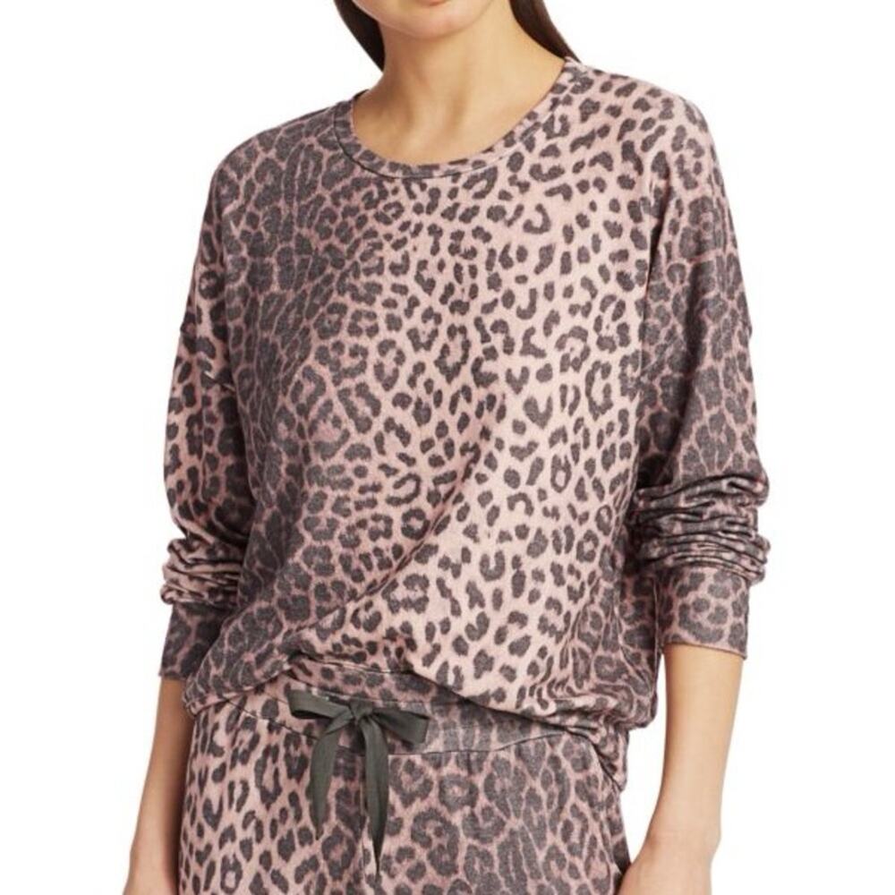 $122 New! Sundry Animal Print Sweatshirt - Large